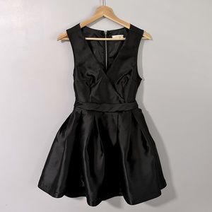 HONEY Satin Skater Dress
